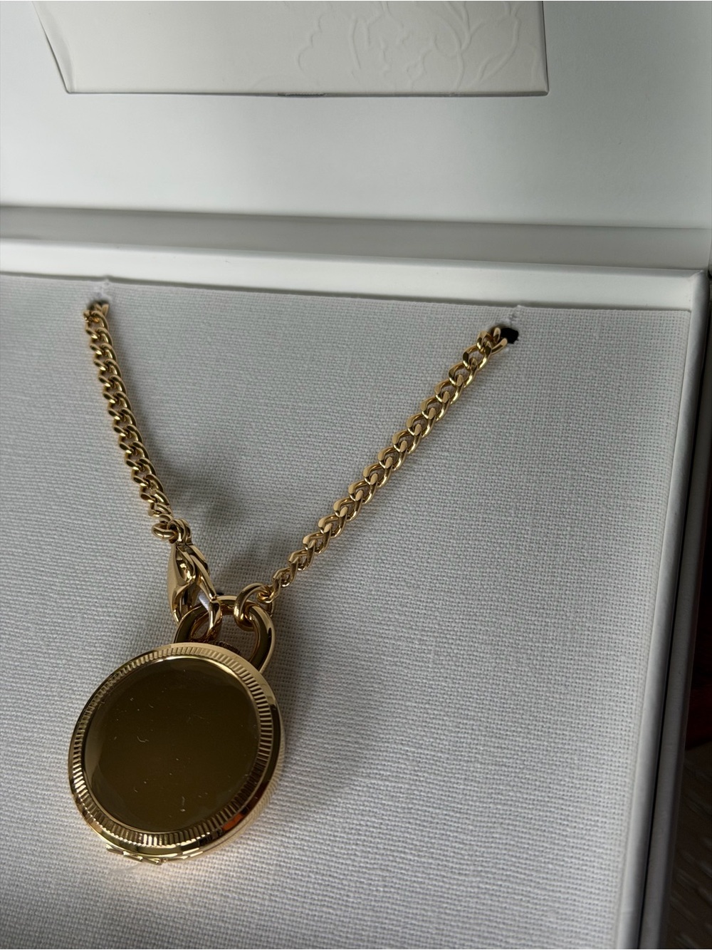 FOSSIL - Locket Jacqueline Watch Necklace - ENGRAVABLE - Picture 4 of 8
